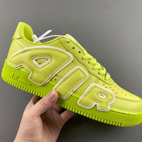 Low Top Sneakers, Neon Green Colorway, Reflective Detail, Lace Up Design, Casual Gift for Sneaker Fans