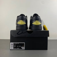 Low Top Sneakers, Black Yellow Gray Colorway, Cracked Pattern, Lace Up Design, Casual Gift for Sneaker Fans