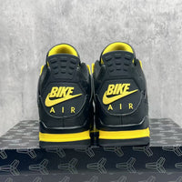 Mid Top Sneakers, Gray Yellow Colorway, Lace Up Design, Casual Gift for Sneaker Fans
