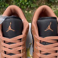 Low Top Sneakers, Black Brown Colorway, Lace Up Design, Casual Gift for Sneaker Fans