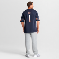 Chicago Bears Number 1 Dad Navy Game Jersey