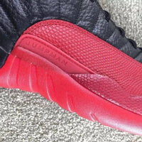 Sneakers, Black Red Colorway, Lace Up Design, Casual Gift for Sneaker Fans