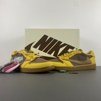 Low Top Sneakers, Khaki Yellow Colorway, Reverse Hook Design, Lace Up Design, Casual Gift for Sneaker Fans