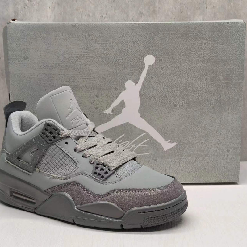 Mid Top Sneakers, Gray Colorway, Lace Up Design, Casual Gift for Sneaker Fans