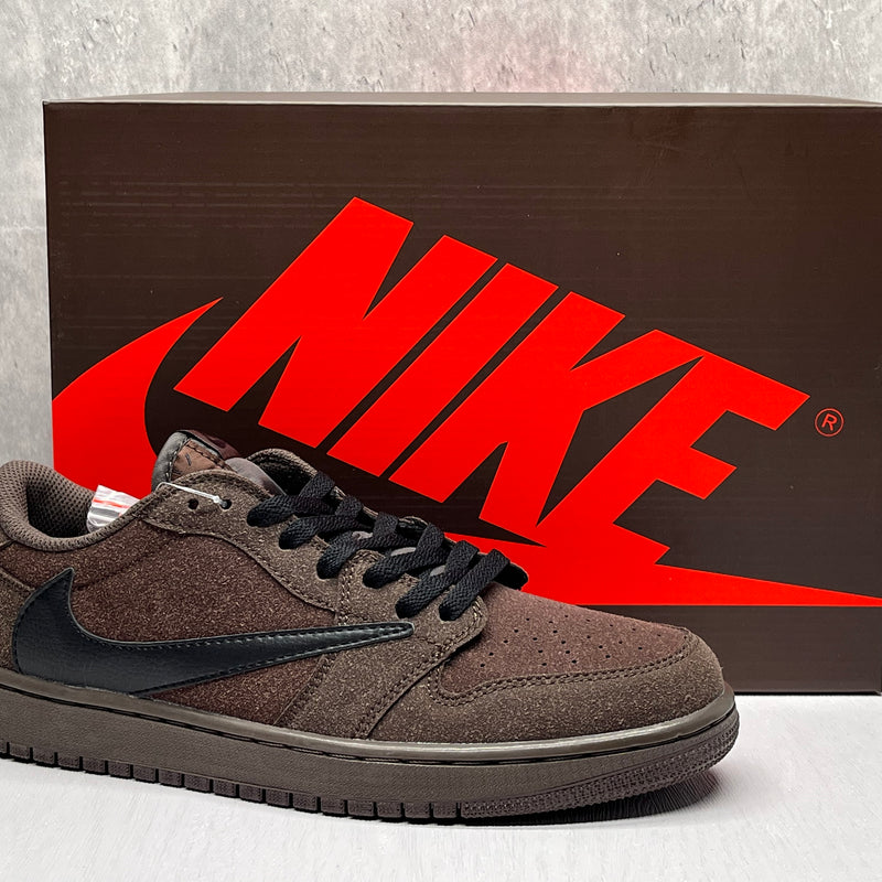 Low Top Sneakers, Brown Colorway, Reverse Hook Design, Lace Up Design, Casual Gift for Sneaker Fans