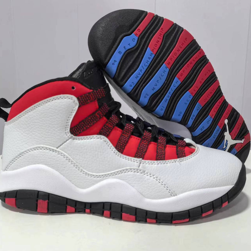 High Top Sneakers, White Red Black Colorway, Mismatched Colorway, Lace Up Design, Casual Gift for Sneaker Fans