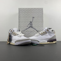 Distressed Sneakers, Off White Gray Colorway, Lace Up Design, Distressed Finish, Casual Gift for Sneaker Fans