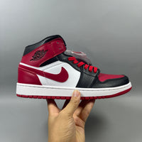 High Top Sneakers, Red Colorway, Lace Up Design, Casual Gift for Sneaker Fans