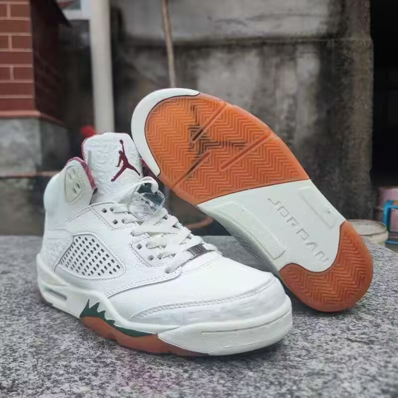Mid Top Sneakers, White Gray Colorway, Lace Up Design, Casual Gift for Sneaker Fans