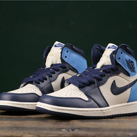 Sneakers, Blue White Colorway, Lace Up Design, Casual Gift for Sneaker Fans