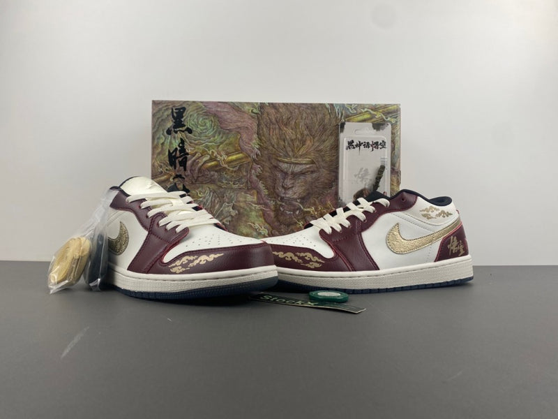 Low Top Sneakers, White Burgundy Colorway, Lace Up Design, Casual Gift for Sneaker Fans