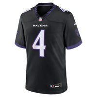 Baltimore Ravens Zay Flowers Black Alternate Game Jersey