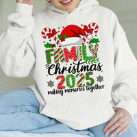 Festive Matching Holiday Sweatshirt, Family Christmas 2025 Hoodie, Adorable Xmas Vacation Pullover, Family Photo Group Winter Sweater