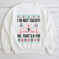 Humorous Medical Holiday Sweater, Nurse Christmas Sweatshirt, Ugly Christmas Nurse Sweatshirt, Nursing Student Crewneck, Doctor Xmas Sweatshirt