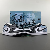 Low Top Sneakers, White Black Colorway, Lace Up Design, Casual Gift for Sneaker Fans