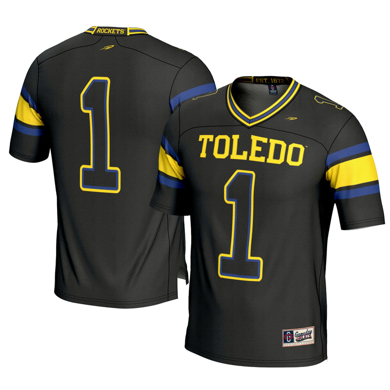 #1 Toledo Rockets Football Jersey - Black