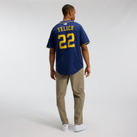 Milwaukee Brewers Christian Yelich Navy Alternate Limited Jersey