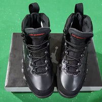 High Top Sneakers, Black Red Brown Colorway, Lace Up Design, Casual Gift for Sneaker Fans