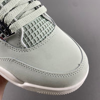 Low Top Sneakers, Green Silver Sail Colorway, Lace Up Design, Casual Gift for Sneaker Fans