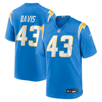 Los Angeles Chargers Michael Davis Powder Blue Game Jersey