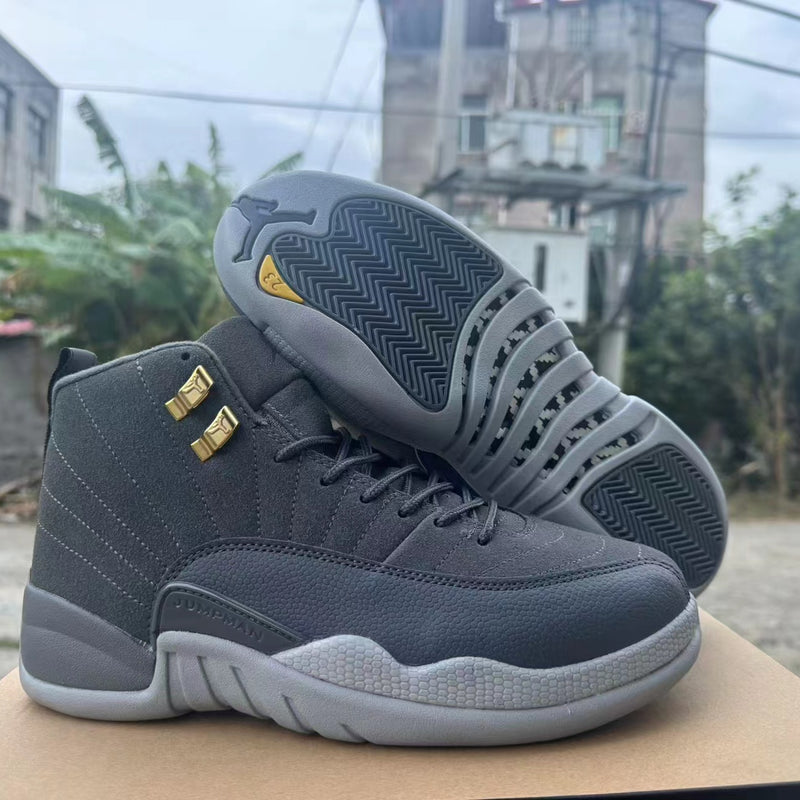 High Top Sneakers, Gray Colorway, Lace Up Design, Casual Gift for Sneaker Fans