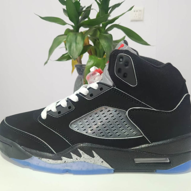 High Top Sneakers, Black Silver Colorway, Lace Up Design, Casual Gift for Sneaker Fans