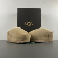Slides, Beige Colorway, Slip On Design, Wool Detail, Casual Gift for Shoe Lovers