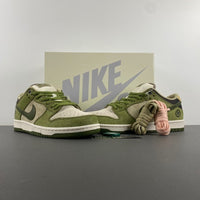 Low Top Skate Shoes, Green Colorway, Lace Up Design, Casual Gift for Shoe Lovers