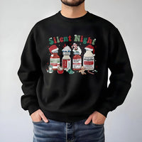Humorous Medical Christmas Sweatshirt, Silent Night Nurse Sweatshirt, Healthcare Worker Sweatshirt, Holiday Nurse Crewneck, RN Christmas Present