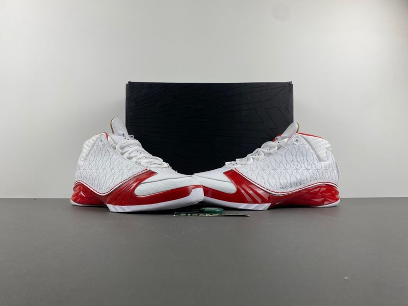 Low Top Sneakers, White Red Colorway, Lace Up Design, Casual Gift for Sneaker Fans