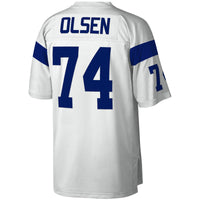 Los Angeles Rams Merlin Olsen White Legacy Replica Jersey