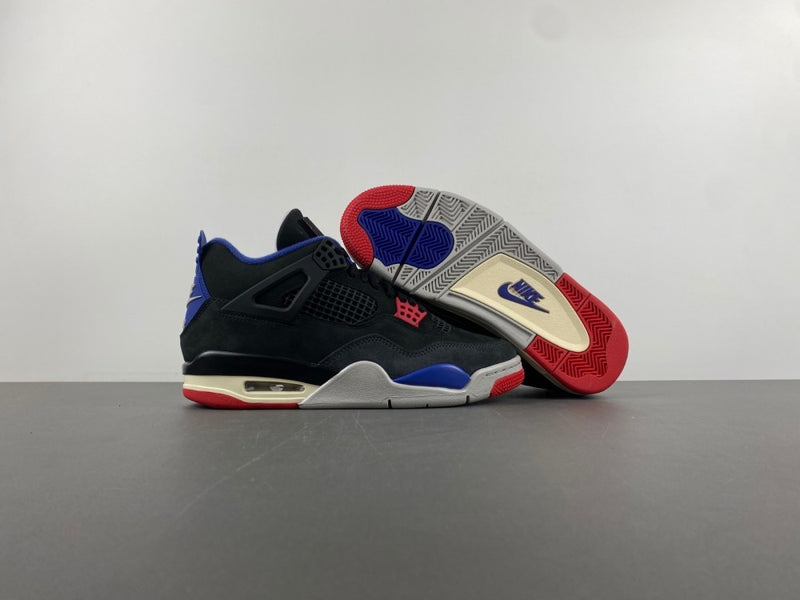 Low Top Sneakers, Blue Black Red Colorway, Lace Up Design, Casual Gift for Sneaker Fans