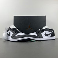 Low Top Sneakers, White Black Colorway, Lace Up Design, Casual Gift for Sneaker Fans