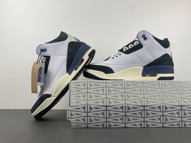 Low Top Sneakers, Blue White Black Colorway, Lace Up Design, Casual Gift for Sneaker Fans
