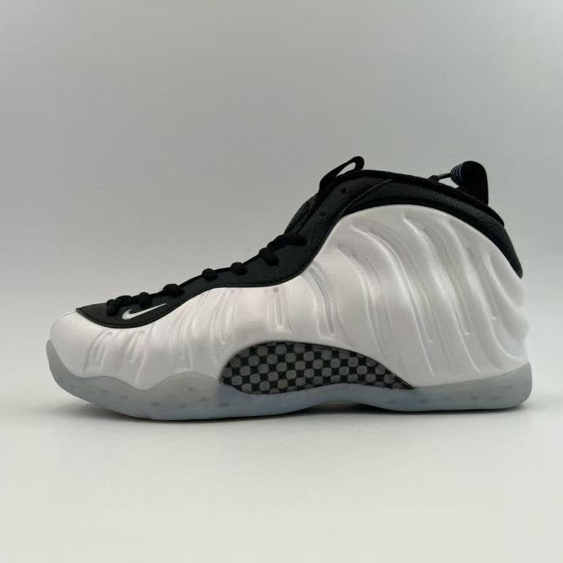 High Top Sneakers, White Black Colorway, Lace Up Design, Casual Gift for Sneaker Fans