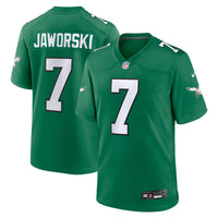 Philadelphia Eagles Ron Jaworski Kelly Green Retired Player Alternate Game Jersey