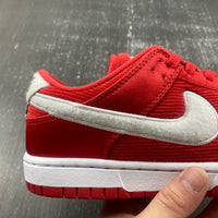 Low Top Sneakers, White Red Colorway, Valentine Design, Lace Up Design, Casual Gift for Sneaker Fans