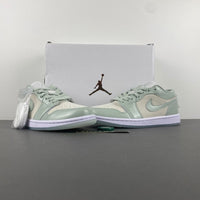Low Top Sneakers, Green Colorway, Lace Up Design, Casual Gift for Sneaker Fans