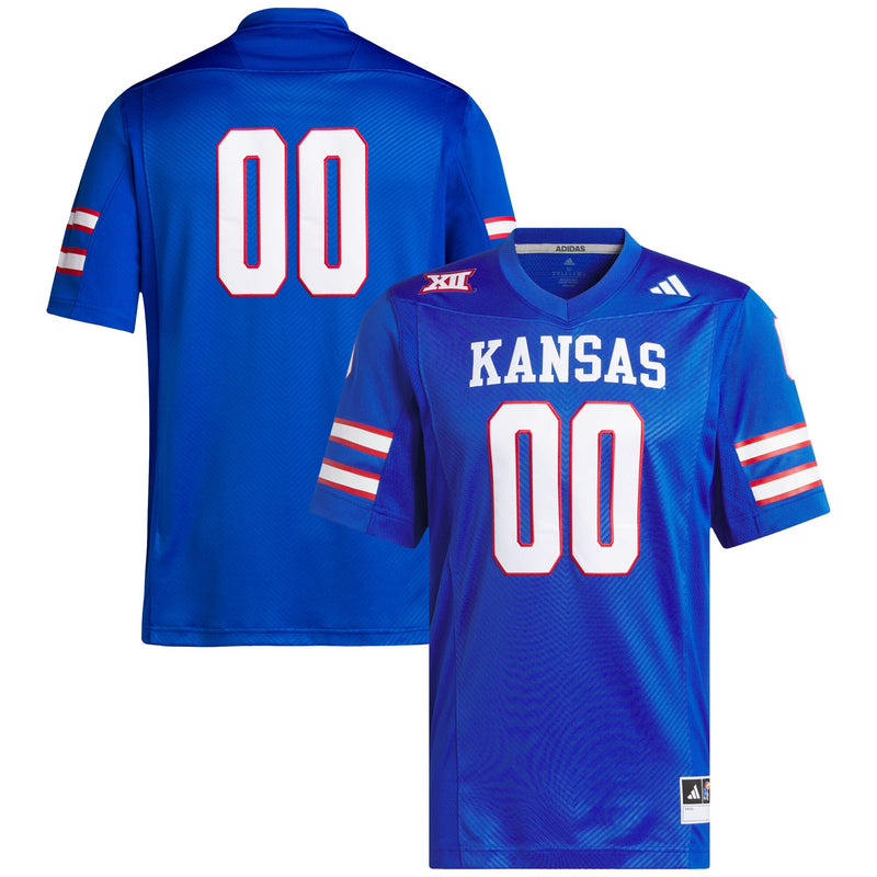 #00 Kansas Jayhawks Premier Football Jersey - Royal