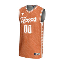 Texas Longhorns NIL Pick-A-Player Basketball Highlight Print Lightweight Jersey - Texas Orange