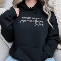Humorous Christmas Quote Hoodie, Jingle Some of the Way Hoodie, Sarcastic Holiday Hooded Sweatshirt, Comfy Winter Pullover, Xmas Present for Her