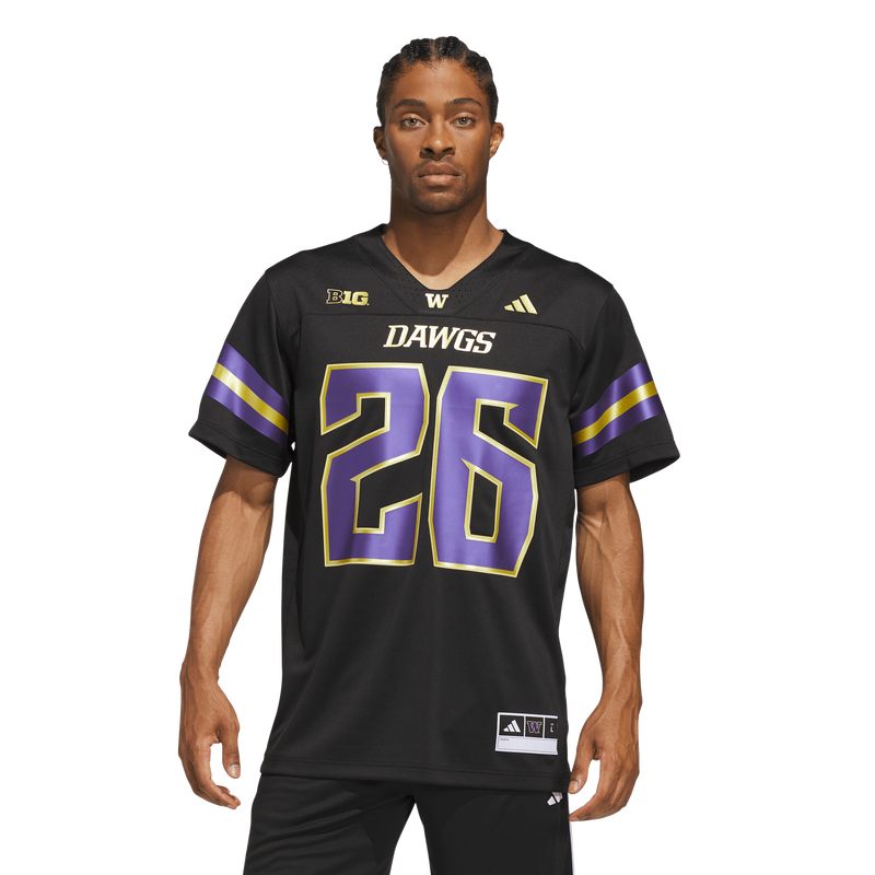 #26 Washington Huskies Unleash the Dawgs Premier Strategy Jersey - Black