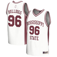 Mississippi State Bulldogs Lightweight Collegiate Basketball Fashion Jersey - White