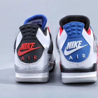 Sneakers, White Red Colorway, Mismatched Colorway, Lace Up Design, Casual Gift for Sneaker Fans