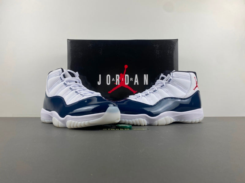 Low Top Sneakers, Blue White Red Colorway, Lace Up Design, Casual Gift for Sneaker Fans