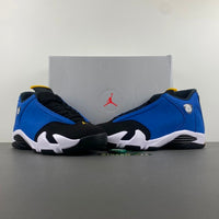 Low Top Sneakers, Blue Black Yellow Colorway, Lace Up Design, Casual Gift for Sneaker Fans