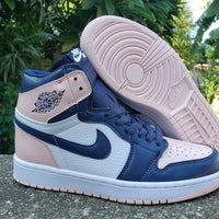 Sneakers, Navy White Colorway, Lace Up Design, Casual Gift for Sneaker Fans