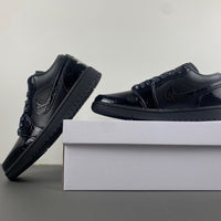 Low Top Sneakers, Black Colorway, Lace Up Design, Casual Gift for Sneaker Fans
