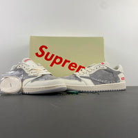 Low Top Sneakers, Off White Gray Colorway, Reverse Hook Design, Lace Up Design, Casual Gift for Sneaker Fans