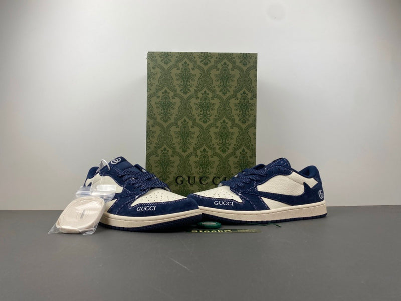 Low Top Sneakers, Off White Blue Colorway, Reverse Hook Design, Lace Up Design, Casual Gift for Sneaker Fans